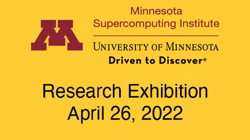 banner with MSI wordmark and the words "Research Exhibition April 26, 2022"